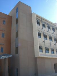 UNLV Science, Engineering & Technology Building
Las Vegas, Nevada

21,500 square feet of colored concrete metal stud crete wall panels manufactured and installed.